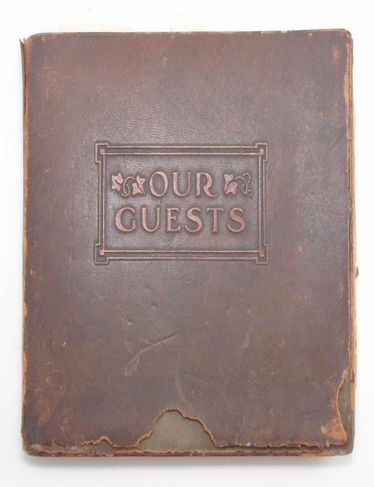 Item #600732 Wilbur Family 1920s New Jersey Beach House Guest Book. Bertrand Kingsbury WILBUR,...