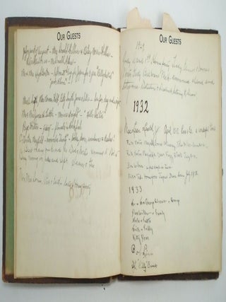Wilbur Family 1920s New Jersey Beach House Guest Book