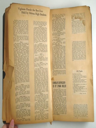 1930's Montana Pen Pal Scrapbook. Helena High School