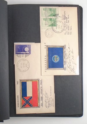 1939 New York World’s Fair Governors’ Signatures and Stamp Scrapbook