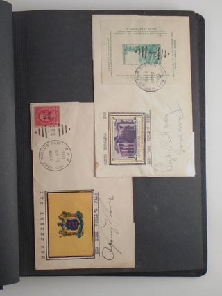 1939 New York World’s Fair Governors’ Signatures and Stamp Scrapbook