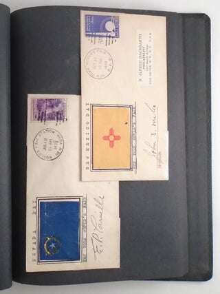 1939 New York World’s Fair Governors’ Signatures and Stamp Scrapbook