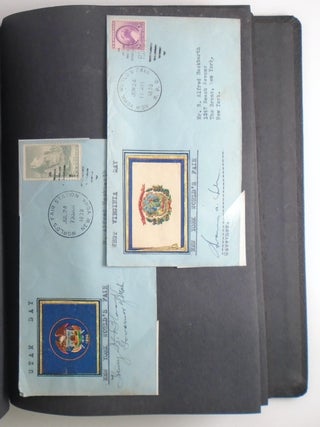 1939 New York World’s Fair Governors’ Signatures and Stamp Scrapbook