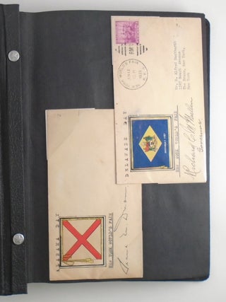 1939 New York World’s Fair Governors’ Signatures and Stamp Scrapbook