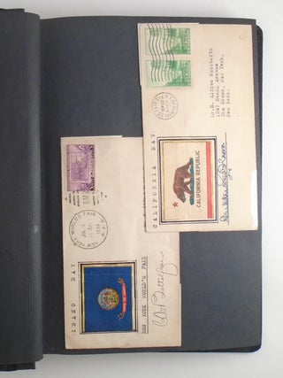 1939 New York World’s Fair Governors’ Signatures and Stamp Scrapbook