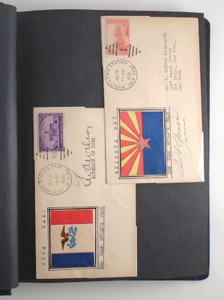 1939 New York World’s Fair Governors’ Signatures and Stamp Scrapbook