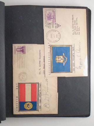 1939 New York World’s Fair Governors’ Signatures and Stamp Scrapbook
