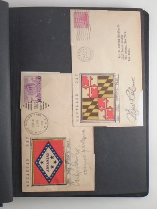 1939 New York World’s Fair Governors’ Signatures and Stamp Scrapbook