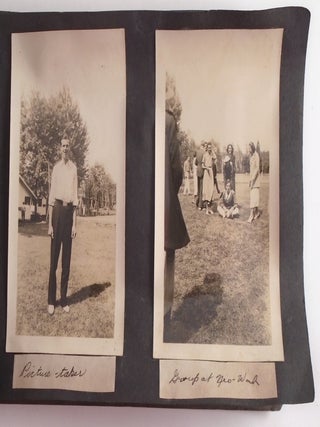 Girl Scouts of Connecticut Photo Album 1936-8: Camp Alice Merritt; Hartford Council Girl Scout Camp; Camp Jenkins; Frederick Gunn School; Nee-Wah Conference&rdquo; at &ldquo;Shadow Lake&rdquo; Camp Wah-Nee