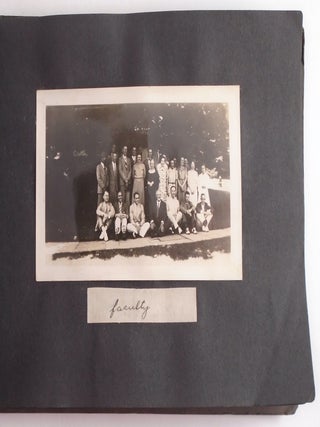 Girl Scouts of Connecticut Photo Album 1936-8: Camp Alice Merritt; Hartford Council Girl Scout Camp; Camp Jenkins; Frederick Gunn School; Nee-Wah Conference&rdquo; at &ldquo;Shadow Lake&rdquo; Camp Wah-Nee