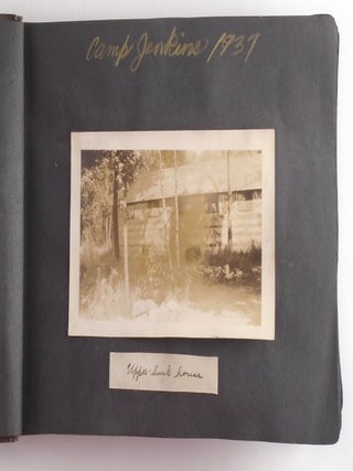 Girl Scouts of Connecticut Photo Album 1936-8: Camp Alice Merritt; Hartford Council Girl Scout Camp; Camp Jenkins; Frederick Gunn School; Nee-Wah Conference&rdquo; at &ldquo;Shadow Lake&rdquo; Camp Wah-Nee