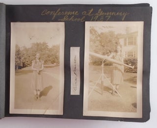 Girl Scouts of Connecticut Photo Album 1936-8: Camp Alice Merritt; Hartford Council Girl Scout Camp; Camp Jenkins; Frederick Gunn School; Nee-Wah Conference” at “Shadow Lake” Camp Wah-Nee