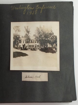 Girl Scouts of Connecticut Photo Album 1936-8: Camp Alice Merritt; Hartford Council Girl Scout Camp; Camp Jenkins; Frederick Gunn School; Nee-Wah Conference&rdquo; at &ldquo;Shadow Lake&rdquo; Camp Wah-Nee