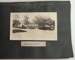 Girl Scouts of Connecticut Photo Album 1936-8: Camp Alice Merritt; Hartford Council Girl Scout Camp; Camp Jenkins; Frederick Gunn School; Nee-Wah Conference” at “Shadow Lake” Camp Wah-Nee