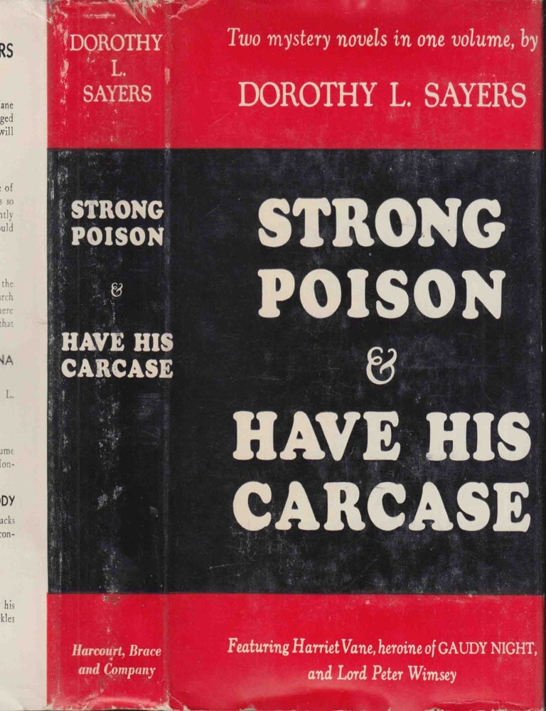 Item #601155 Strong Poison and Have His Carcase. Dorothy L. SAYERS