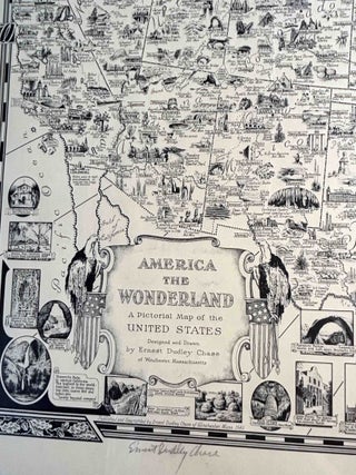 America the Wonderland, A Pictorial Map of the United States
