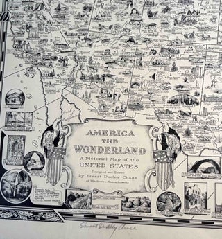 America the Wonderland, A Pictorial Map of the United States
