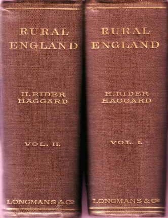 Item #9315 Rural England. Being an Account of Agricultural and Social Researches Carried Out in...