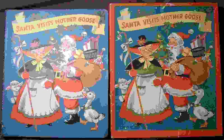 Item #9736 (POP-UP BOOK) Santa Visits Mother Goose. Anonymous