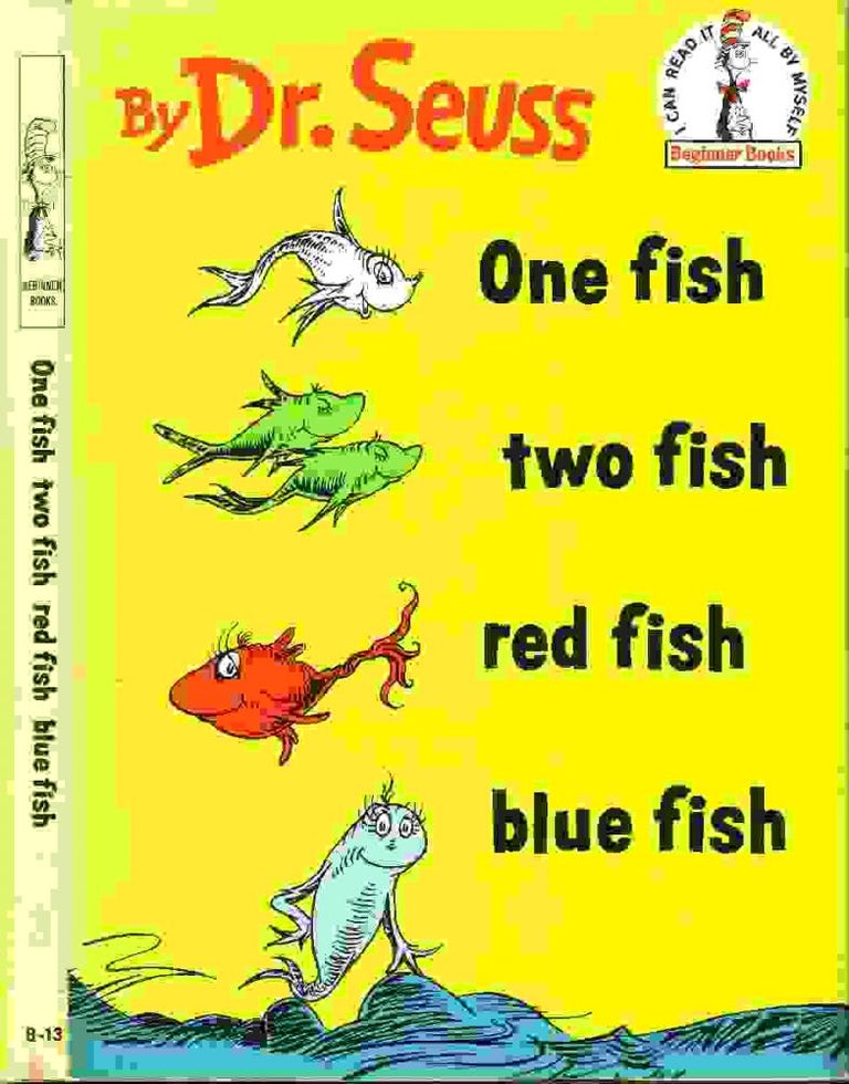 Item #9746 One Fish Two Fish Red Fish Blue Fish. SEUSS Dr.
