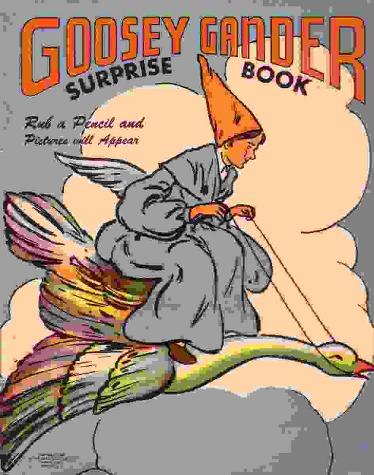 Item #9759 Goosey Gander Surprise Book. TOY BOOK